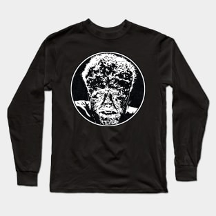 THE WOLFMAN (Circle Black and White) Long Sleeve T-Shirt